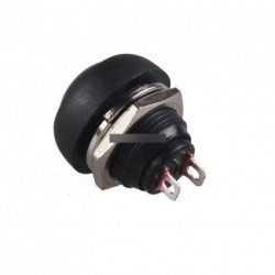 10db 12mm Vízálló ON/OFF nyomógomb kapcsoló fekete