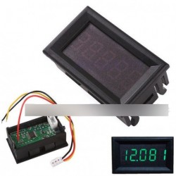 Zöld 0,36 "LED 5 jegyű digitális voltmérő panel