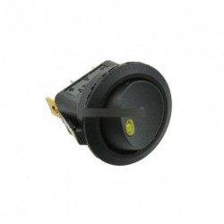20db 12V LED  Rocker ON-OFF Billenőkapcsoló sárga