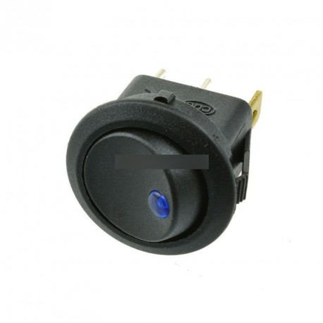 20db 12V LED Auto  ON-OFF Billenőkapcsoló kék