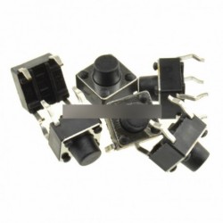 500db 6x6x6 mm Miniatűr Mikro Nyomógombos kapcsoló