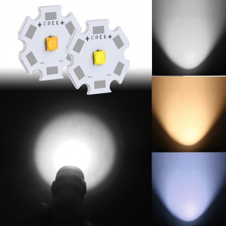 1x 5W XTE 20MM LED fehér lámpa lámpa gyöngy fény zseblámpa izzó