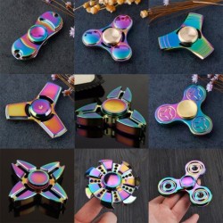 Divatos Cool FIDGET SPINNER stresszoldó pörgettyű játék koncentráció fejlesztő szivárvány