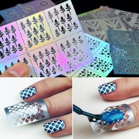 Sablon nyomdás körömdíszítéshez is - köröm festéshez - műköröm építéshez