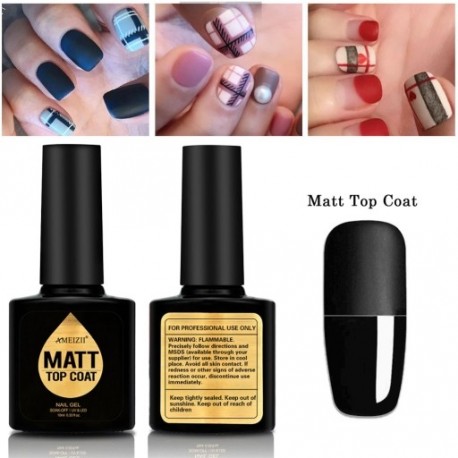 10ml AMEIZII Szuper matt fedőlakk körömhöz - műkörömhöz