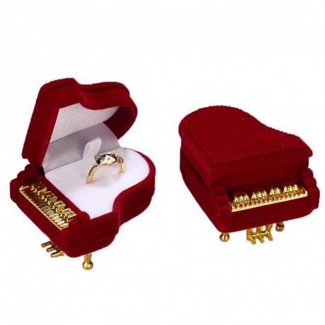 1db cuki ékszer doboz ajándék ékszer tároló zongora alakú