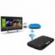H18 Mini Wireless Keyboard teljes képernyős nagy Touchpad levegő egér Windows és Android rendszer
