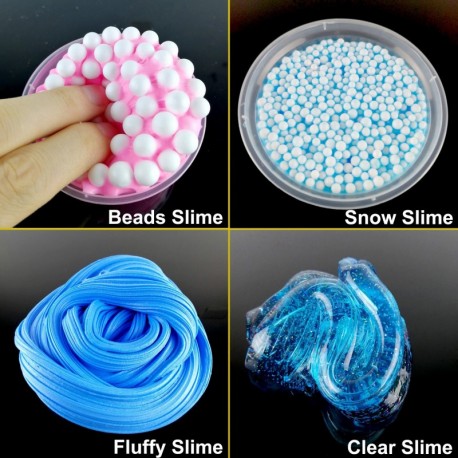 1x Gyerek Anti Stressz Játék Slime gyöngyök 100ml