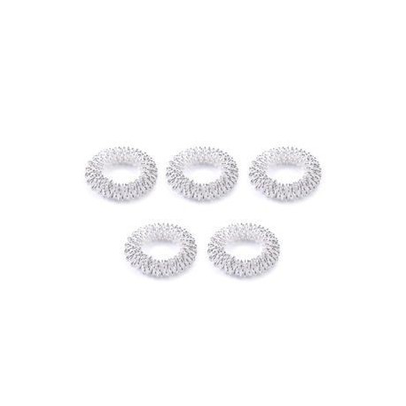 5db ezüst. 10db ujjmasszázs gyűrű akupunktúrás egészségügyi ellátás akupresszúrás masszírozó Hot