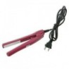 Rózsaszín. Új hordozható mini kerámia hajápoló curl egyenesítő lapos vas Permet csík