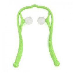 Zöld. Hordozható nyomáspontterápiás masszírozó nyakfájás görgős labda önmasszázs