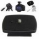 Állvány Quick Release Plate csavaros adapter DSLR SLR digitális fényképezőgéphez