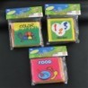 3db (Food   színes   szám) - 3db Baby&*39 s Educational Intelligence fejlesztés Soft Cloth Ismerje meg a könyvek