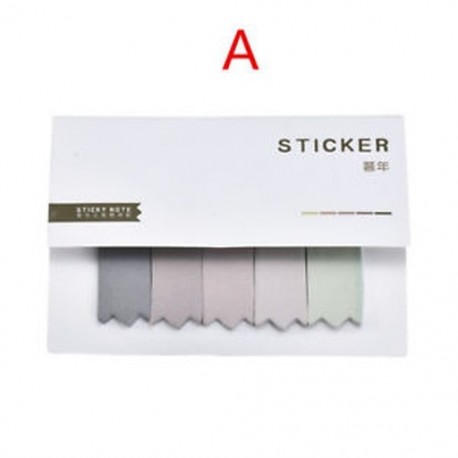 *A 100 oldal Öntapadó jegyzetek Irodai könyvjelző Jegyzet Memo Tárgymutató zászlók Lapszalag matrica