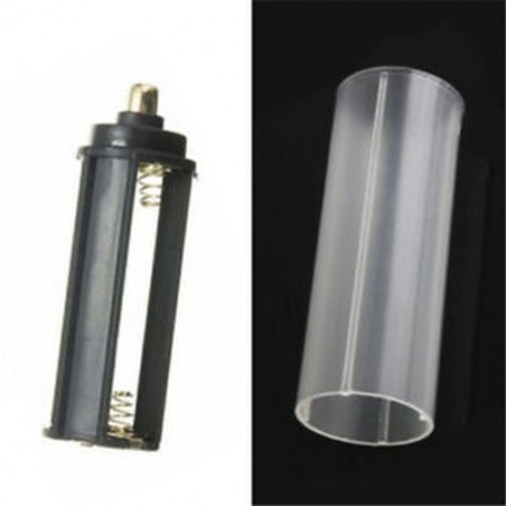 E-1PCS 18650 akkumulátorcső Akkumulátorok hordozható műanyag elemtartó fedél tartó tároló doboz DIY