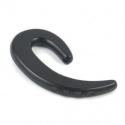 Egyetlen fekete Vezeték nélküli Bluetooth Q25 ikrek kettős csontvezető fejhallgató sztereó sport fejhallgató