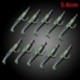 10PCS fényes csalit (hossza 5 .... Horgász csalik Crankbaits horogok Garnélarák Minnow Frog Fish Baits Bass Tackle Tool