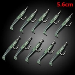 10PCS fényes csalit (hossza 5 .... Horgász csalik Crankbaits horogok Garnélarák Minnow Frog Fish Baits Bass Tackle Tool