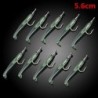 10PCS fényes csalit (hossza 5 .... Horgász csalik Crankbaits horogok Garnélarák Minnow Frog Fish Baits Bass Tackle Tool