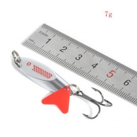 1db 7g halászati csalit Horgász csalik Crankbaits horogok Garnélarák Minnow Frog Fish Baits Bass Tackle Tool