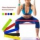 Kék Ellenállási sávok Gumi edző hurok rugalmas rugalmas nyújtás Fitness kar láb