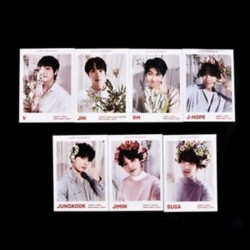 87 x 65mm-es 7db-os BTS - LOVE YOURSELF fotó szett - kártya szett - KPOP - BTS - Bangtan Boys - A verzió