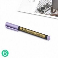 * 6 10 szín metál festékjelző tollak DIY metál fényes csillogás kalligráfia művészet