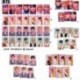 E verzió - 86 x 54mm-es 7db-os BTS fotó szett - LOMO kártya - KPOP - BTS - Bangtan Boys