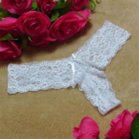 * 5 fehér egy normál méretű Forró szexi női tanga G-string V-string bugyi Knickers fehérnemű fehérnemű