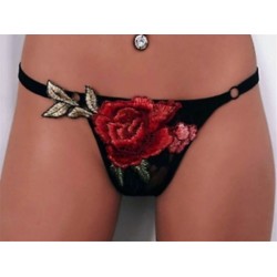 * 16 fekete méret L Forró szexi női tanga G-string V-string bugyi Knickers fehérnemű fehérnemű