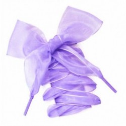 Lila 1 pár lapos selyem szatén szalag cipőfűzők sport cipő csipkék cipők cipők