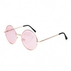 Rózsaszín Női retro kerek szemüveg lencsés napszemüveg divat szemüvegek műanyag keret szemüveg