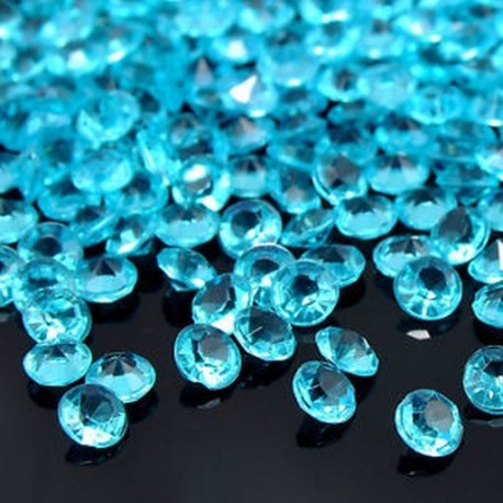 Kék 1000PCS 4.5mm esküvői dekoráció kristályok gyémánt asztal konfetti fél kellékek