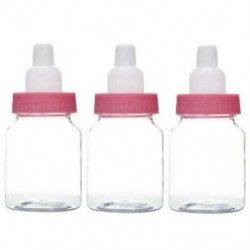 3db rózsaszín (9x4cm) 24lot Fillable Party Baby Girls fiúk zuhanyzó palackok medve decors kedvez a Candy Box