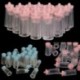 3db kék (9x4cm) 24lot Fillable Party Baby Girls fiúk zuhanyzó palackok medve decors kedvez a Candy Box