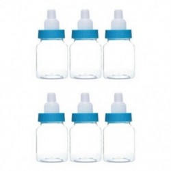 6db kék (9x4cm) 24lot Fillable Party Baby Girls fiúk zuhanyzó palackok medve decors kedvez a Candy Box