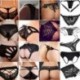 * 27 Világos zöld Normál méret Női szexi fehérnemű csipke tanga G-string V-string bugyi Knickers fehérnemű