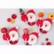 Pingvin 50db Mini Lollypop Santa Claus pingvin nyalóka botok karácsonyi party dekoráció