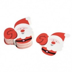 Mikulás 50db karácsonyi papír édesség csokoládé nyalóka botok torta pops karácsonyi party dekoráció