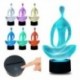 3D USB LED Jóga Meditáció Éjszakai fény táblázat Asztali dekoráció 7 színes változás íróasztal ajándék