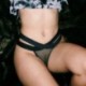 S Női szexi fekete csipke G-string rövidnadrág bugyi tanga fehérnemű fehérnemű knickers