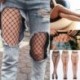 Nagy zsák Női divat nettó necc Bodystockings minta harisnyanadrág harisnya harisnya szexi