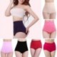 Fekete Női magas derék rövidnadrág Shapewear nadrágos Body Shaper vezérlés Slim hasi fehérnemű