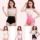 Fekete Női magas derék rövidnadrág Shapewear nadrágos Body Shaper vezérlés Slim hasi fehérnemű