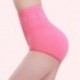 Fekete Női magas derék rövidnadrág Shapewear nadrágos Body Shaper vezérlés Slim hasi fehérnemű