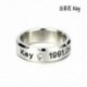 Kulcs KPOP STAINLESS STEEL SHINEE ON MIN MIN TAEMIN KEY JONG HYUN KPOP RING JEWELRY