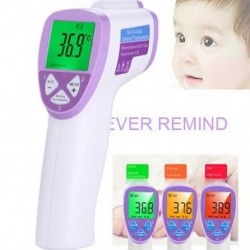 6X (érintésmentes digitális infravörös test felszíni babahőmérő (szín: fehér J5K2