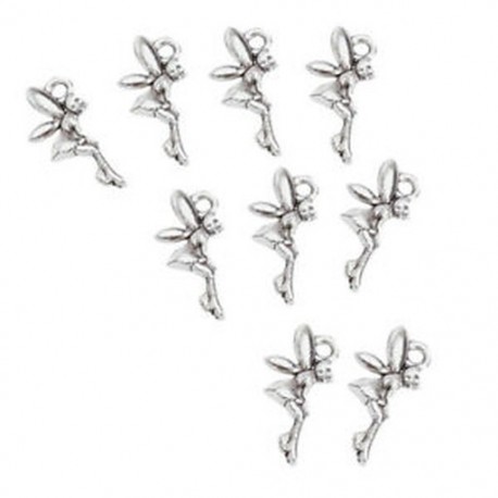 30 X tibeti ezüst angyal tündér ékszer medál nyaklánc karkötő HOT DIY T3G8