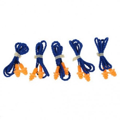 5 pár fa alakú puha, biztonságos, puha szilikon füldugók, hallásvédelem Mu X2V6