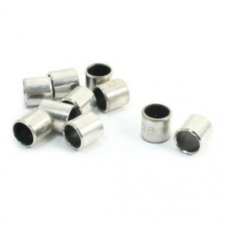 1X (10 db önkenő kompozit csapágypersely hüvely, 8 x 10 x 10 mm I8K7)